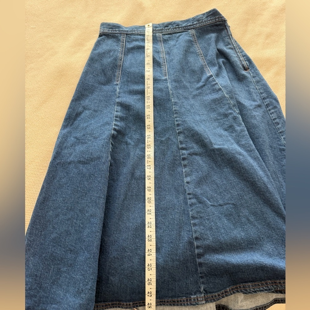 Kate Spade Broome Street Blue Midi Skirt - Picture 10 of 11